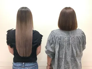 ロング はばすみれ🎀ﾈｲﾙ 光ﾌｪｲｼｬﾙ ﾍｱのネイルデザイン