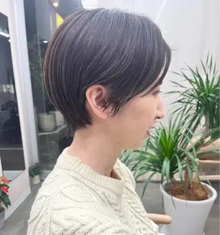 ショート カラー Hareru 豊田 修廣のヘアスタイル