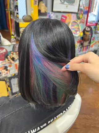 ミディアム カラー メンズ KOYA コヤのヘアスタイル