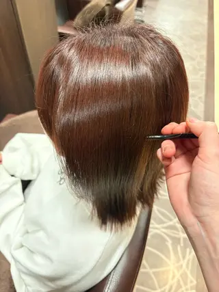 ミディアム カラー 小池 穂果/ 府中のヘアスタイル