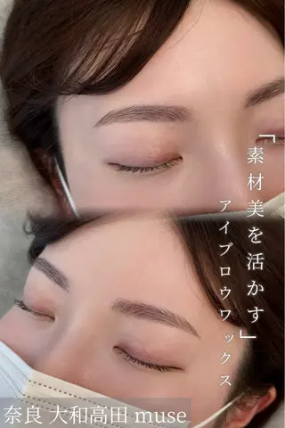 アイブロウ muse nana 全国大会出場経験アリのマツエク・マツパデザイン