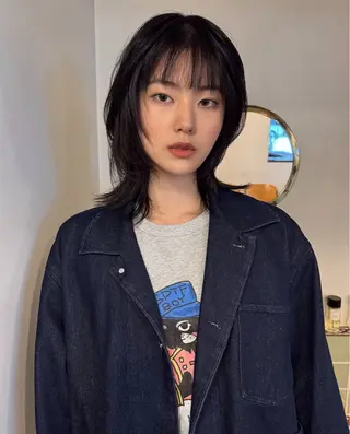 ミディアム misa___boo MISAのヘアスタイル
