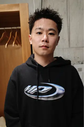 ショート メンズ 西宮北口パーマ 鮫島竜海のヘアスタイル