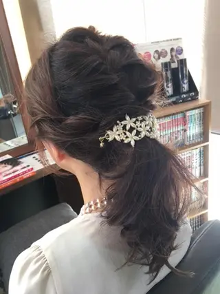 ヘアアレンジ パピヨンロゼ 低ダメージ/髪質改善のヘアスタイル