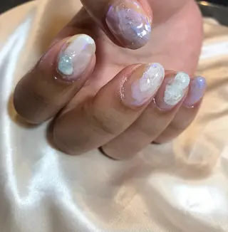 ネイル パラあり！フィルイン 美フォルムのネイルデザイン