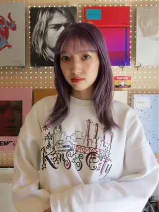セミロング カラー Iwai sのヘアスタイル