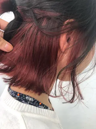 ミディアム カラー ヘアアレンジ ♡MIHO♡ スタイリストのヘアスタイル