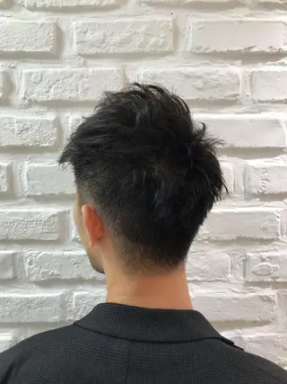 ショート メンズ 【暖色カラー特化】 中山由梨のヘアスタイル
