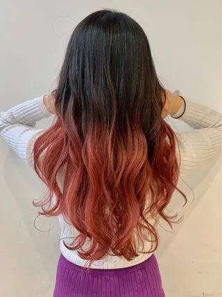 ロング カラー ケイジ✨透明感 /艶カラー✨のヘアスタイル