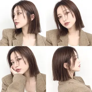 ショート 骨格診断/宮澤瑞穂 ボブ/レイヤー/銀座のヘアスタイル