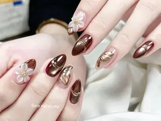 ネイル Sora nail 長さ出し専門店のネイルデザイン