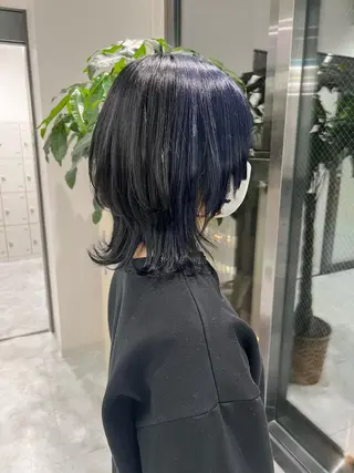 ミディアム カラー パーマ ヘアアレンジ メンズ キッズ ネイル マツエク・マツパ アイブロウ KANAMI 🌏のヘアスタイル