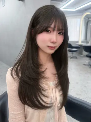 ロング カラー imasaki mionのヘアスタイル