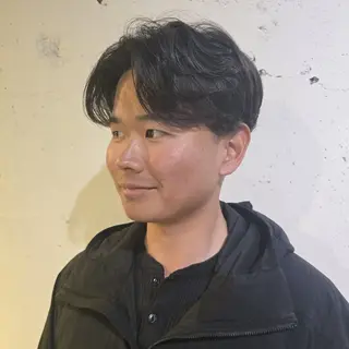 パーマ ショート メンズ ハヤシ マユ ✂ 府中美容室のヘアスタイル