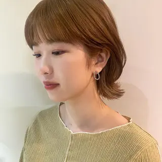 ミディアム カラー ヘアアレンジ ウルフカット モデル募集中！ミカのヘアスタイル