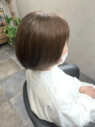カラー giniro ホソミのヘアスタイル