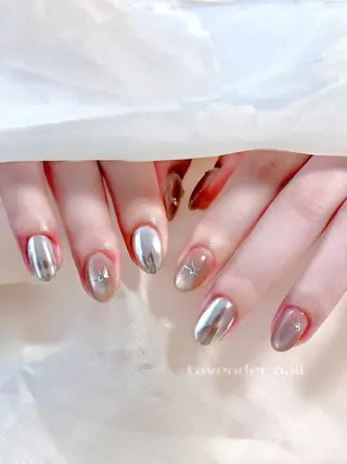ネイル Lavender nail·中島公園のネイルデザイン