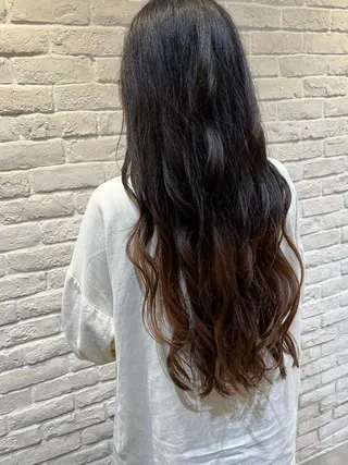 ロング カラー fare東戸塚🦋 トカオトハ‪のヘアスタイル