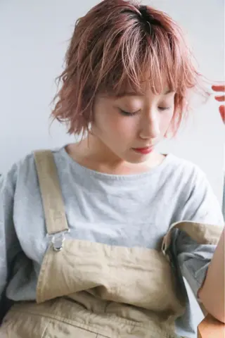 ミディアム 初めてでも失敗しない 透明感カラー Miiのヘアスタイル