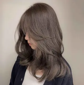 セミロング Philia福岡天神 カット/カラー⭐️のヘアスタイル