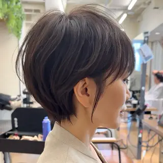 ショート ショート上手い人/ 銀座/なかじのヘアスタイル