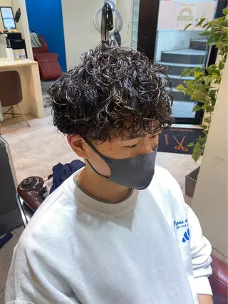 ショート パーマ メンズ ✨無料メンズモデル 募集中✨永野大樹のヘアスタイル