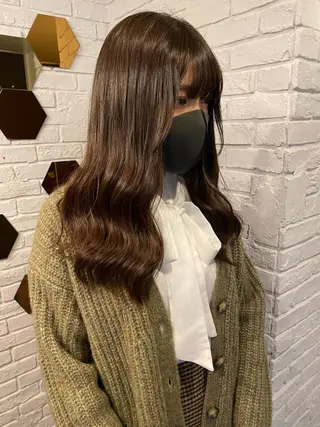 ロング カラー ヘアアレンジ レイヤーカット×髪質 改善🇰🇷シオリのヘアスタイル