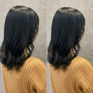 セミロング み うのヘアスタイル