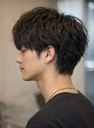メンズ バレイヤージュ特化/ アキラのヘアスタイル