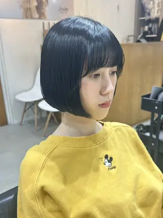 ショート ボブ人気No,1✨ TAME副店長のヘアスタイル