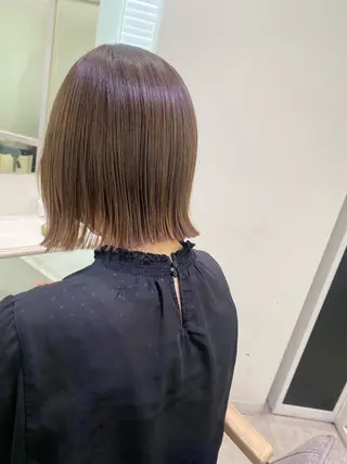 ショート 透明感カラー/ FRAME天王寺✨のヘアスタイル