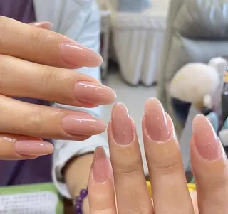 ネイル By moonネイル 🌷ワンホン/韓国風のネイルデザイン