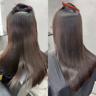 ロング 酸性ストレート 髪質改善大槻勇樹のヘアスタイル