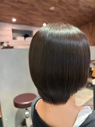 ショート ✨縮毛矯正モデル✨ RURUのヘアスタイル