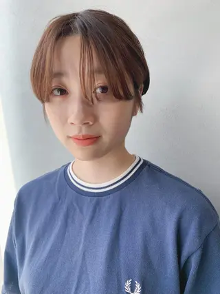 ショート ボブパーマコテ巻き風 パーマNo1深江秀平のヘアスタイル