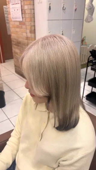 ミディアム 艶カラー 髪質改善 🍓苺奈のヘアスタイル