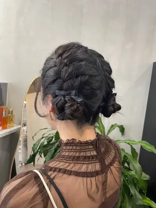 セミロング ヘアアレンジ ALLEN hair /まなのヘアスタイル