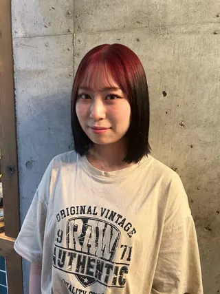 ミディアム カラー 🎨デザイン🥇 美髪・艶髪　日暮千敬のヘアスタイル