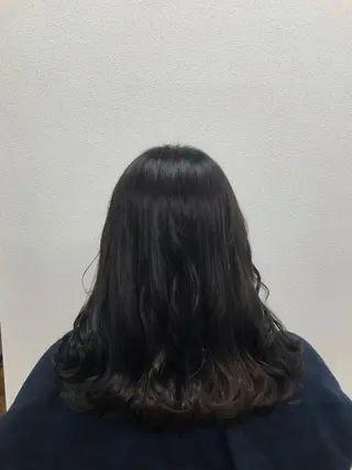 セミロング もりたみかこ 美容師お休み中のヘアスタイル