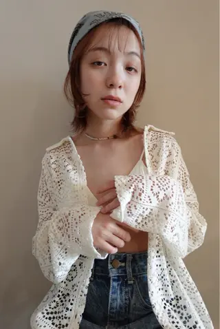 ミディアム 🫧uni🫧 渡部 円のヘアスタイル