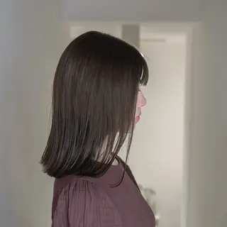 ミディアム カラー navile原宿 yumaのヘアスタイル