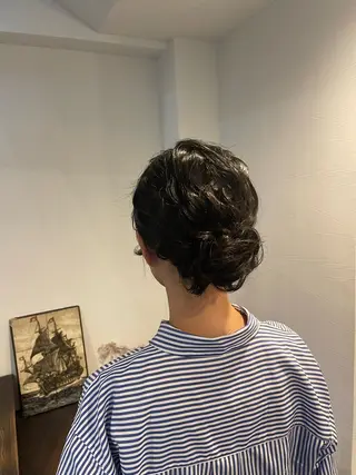 ショート ヘアアレンジ リ ノのヘアスタイル