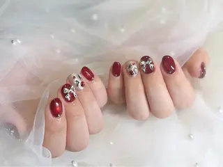 ネイル ワンホン韓国ちゅるん ネイル✨🎀AMIのネイルデザイン