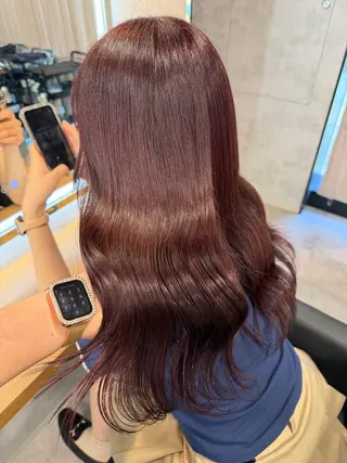カラー 暖色/透明感カラー 🤍yuzuho🫧のヘアスタイル