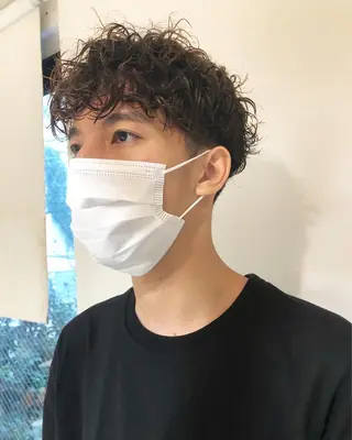 パーマ ヘアアレンジ メンズ メンズ特化✂️栗原 侑也のヘアスタイル