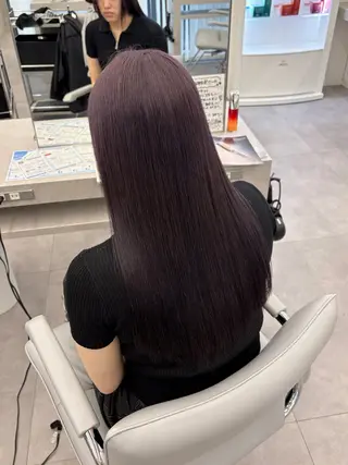 ロング カラー 🍀透明感ナチュラル カラー🍀じゅんのヘアスタイル