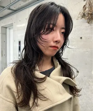 ロング ハッシュカット カシマハヤトのヘアスタイル
