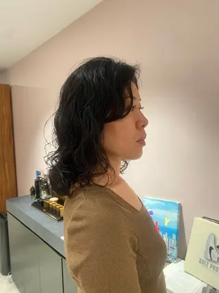 ミディアム パーマ 🫧Miyu カットモデル募集🫧のヘアスタイル