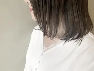 ミディアム カラー ヘアアレンジ ネイル マツエク・マツパ 夜23時まで予約🉑 reverieあきらのヘアスタイル