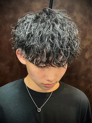 ショート パーマ 【パーマ指名No1】 浅野空人のヘアスタイル